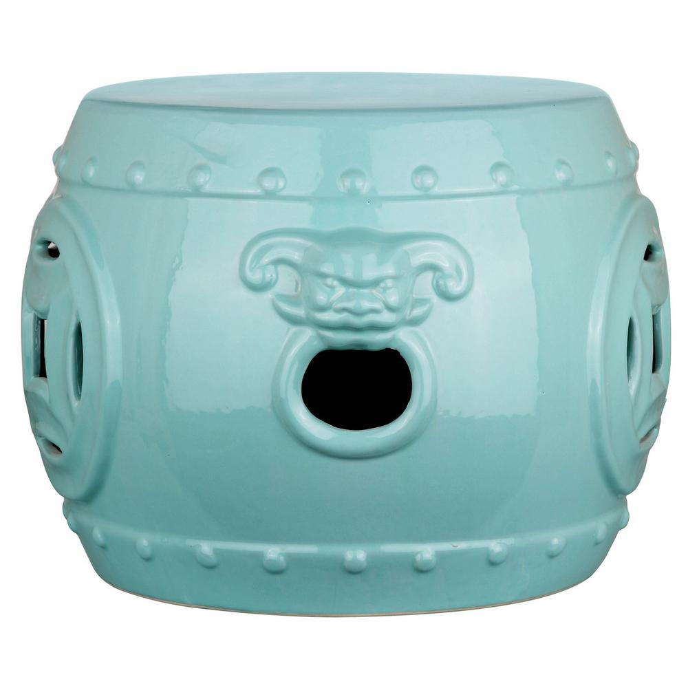 MEI DOUBLE COIN GARDEN STOOL, ACS4534C. Picture 1