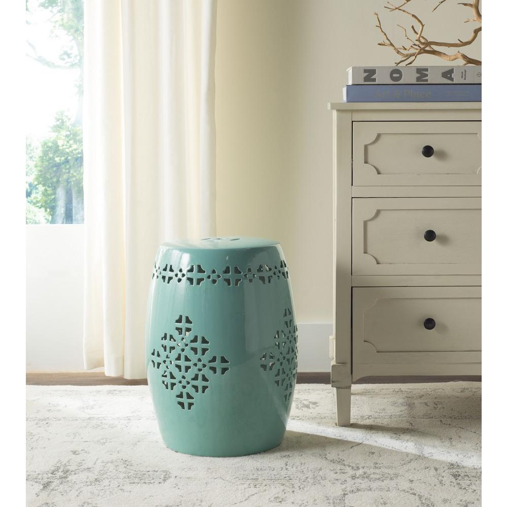 QUATREFOIL GARDEN STOOL, ACS4535C. Picture 1
