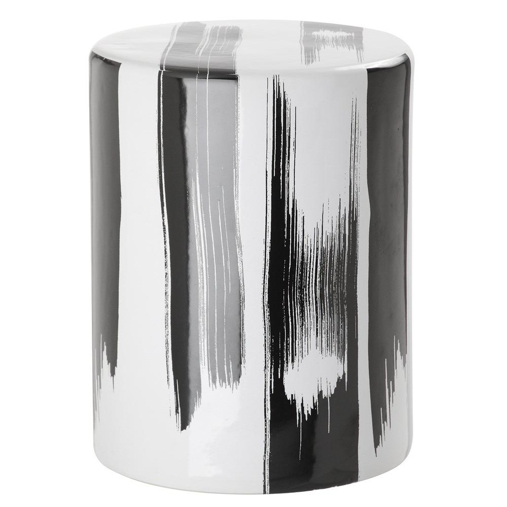 Talon Garden Stool, Black. Picture 1