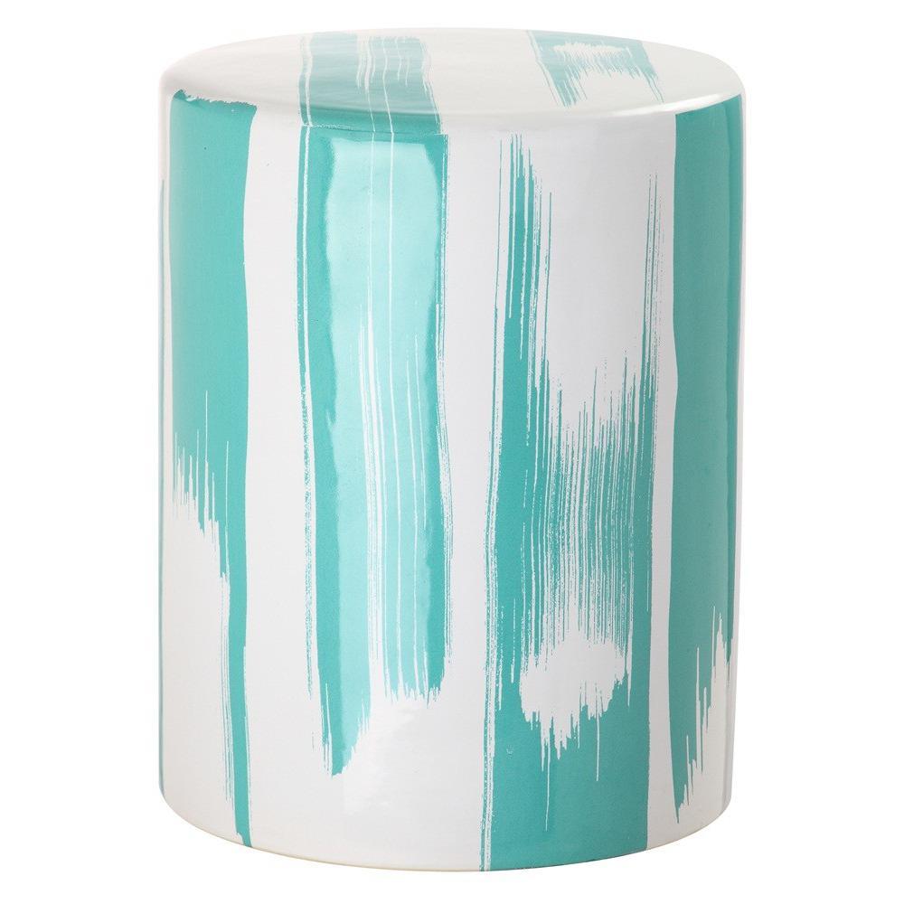 Talon Garden Stool, Blue. Picture 1