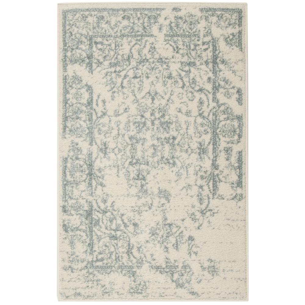 Adirondack, IVORY / SLATE, 2'-6" X 4', Area Rug, ADR101S-24. Picture 1
