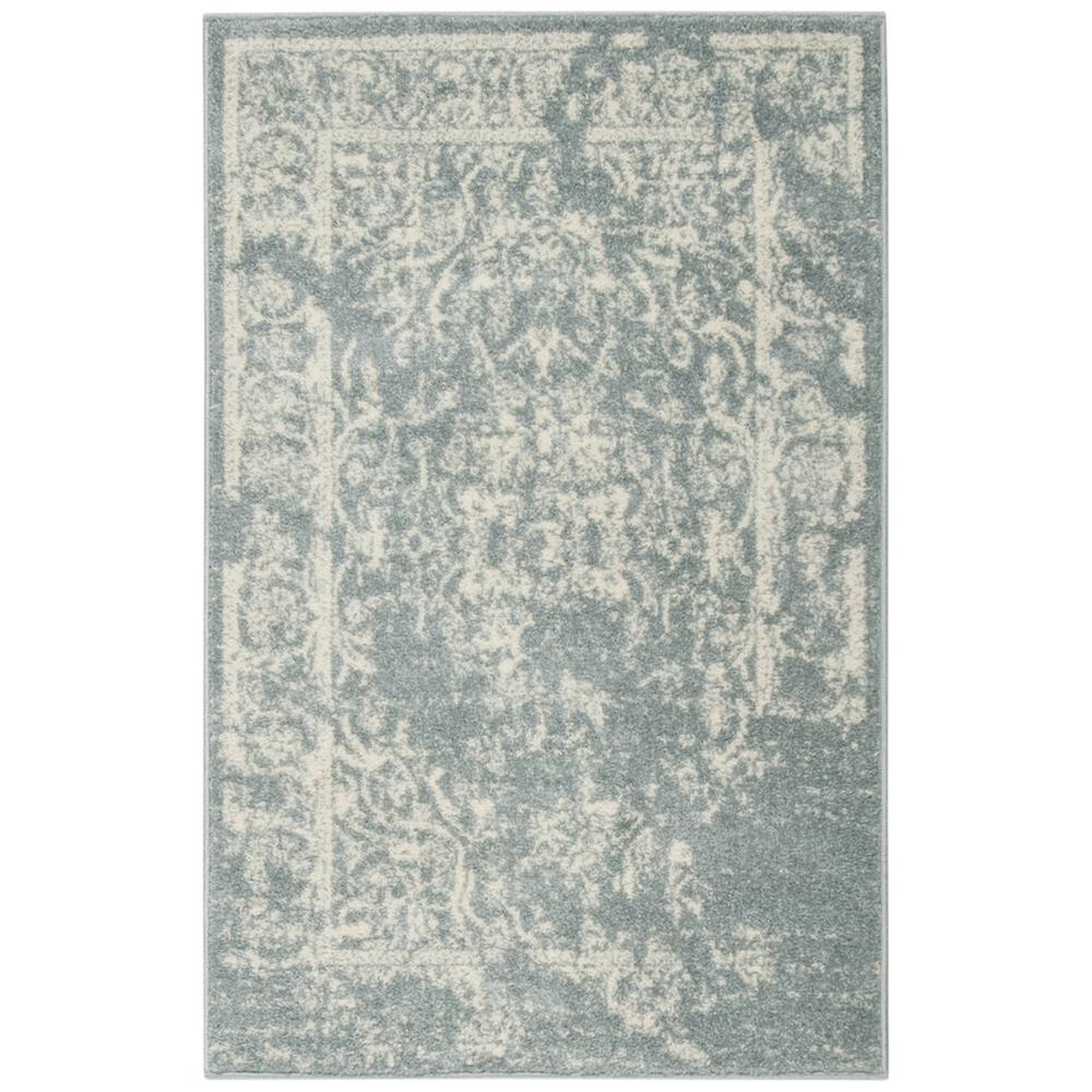 Adirondack, SLATE / IVORY, 2'-6" X 4', Area Rug, ADR101T-24. Picture 1
