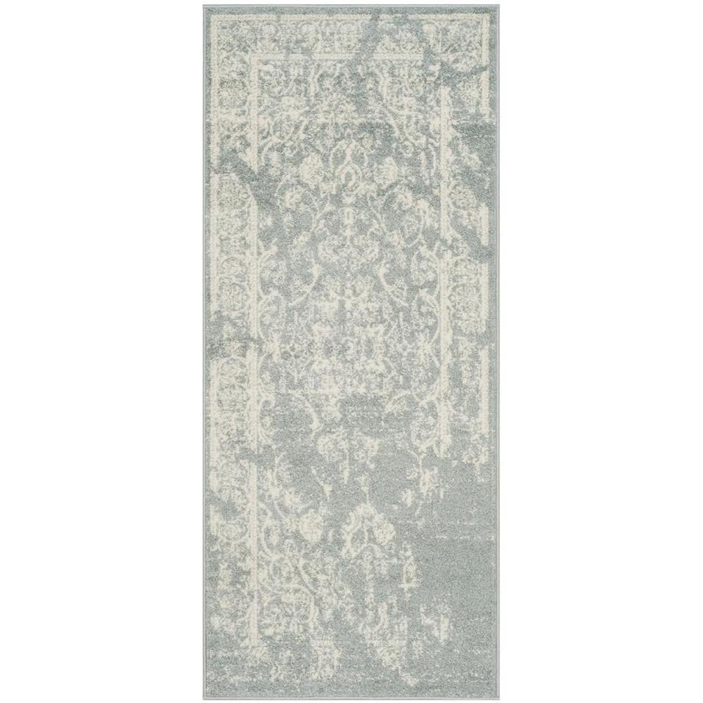Adirondack, SLATE / IVORY, 2'-6" X 10', Area Rug, ADR101T-210. Picture 1