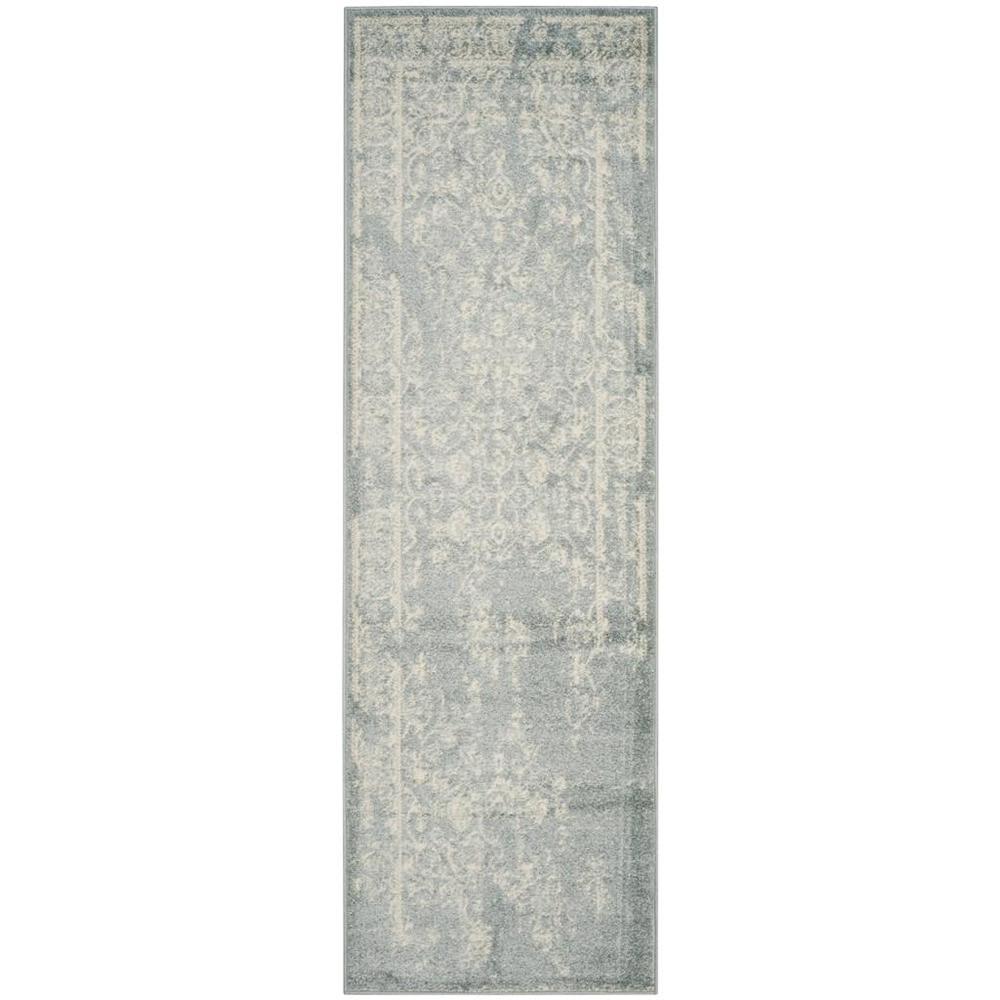 Adirondack, SLATE / IVORY, 2'-6" X 8', Area Rug, ADR101T-28. Picture 1