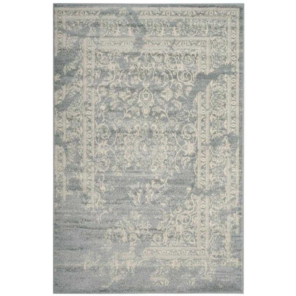 Adirondack, SLATE / IVORY, 4' X 6', Area Rug, ADR101T-4. Picture 1