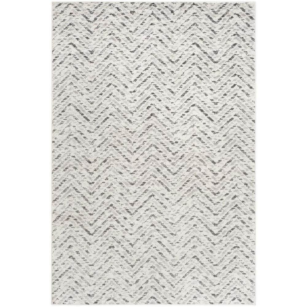 Adirondack, IVORY / CHARCOAL, 5'-1" X 7'-6", Area Rug, ADR104N-5. Picture 1