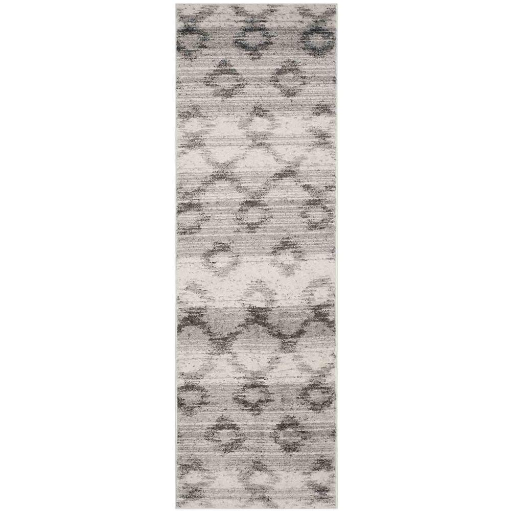 Adirondack, SILVER / CHARCOAL, 2'-6" X 8', Area Rug, ADR106P-28. Picture 1