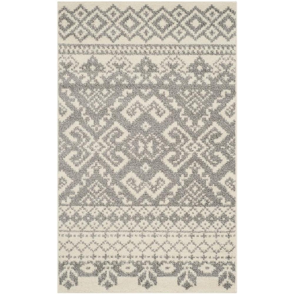 Adirondack, IVORY / SILVER, 3' X 5', Area Rug, ADR107B-3. Picture 1