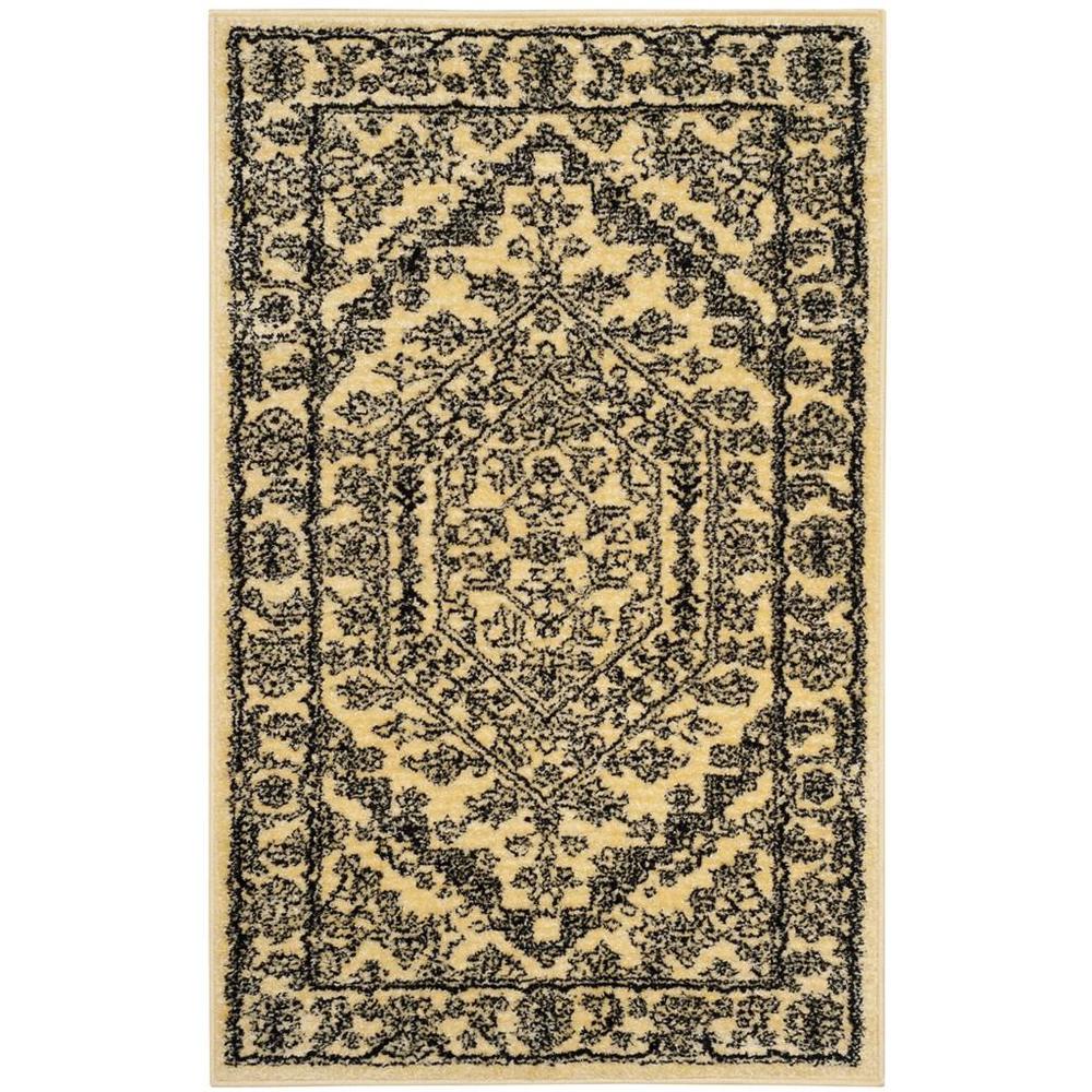 Adirondack, GOLD / BLACK, 3' X 5', Area Rug. Picture 1