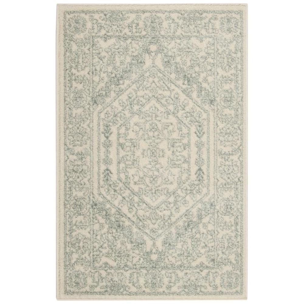 Adirondack, IVORY / SLATE, 2'-6" X 4', Area Rug, ADR108S-24. Picture 1