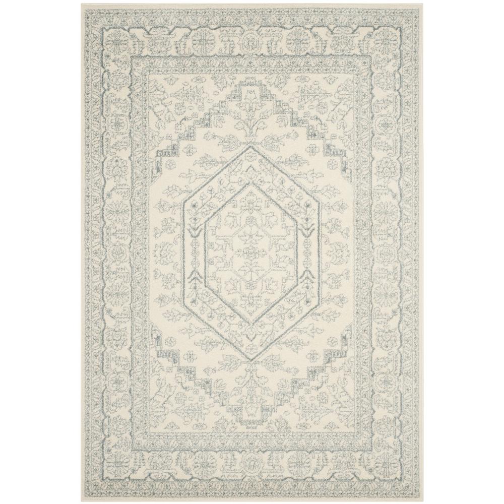 Adirondack, IVORY / SLATE, 5'-1" X 7'-6", Area Rug, ADR108S-5. Picture 1