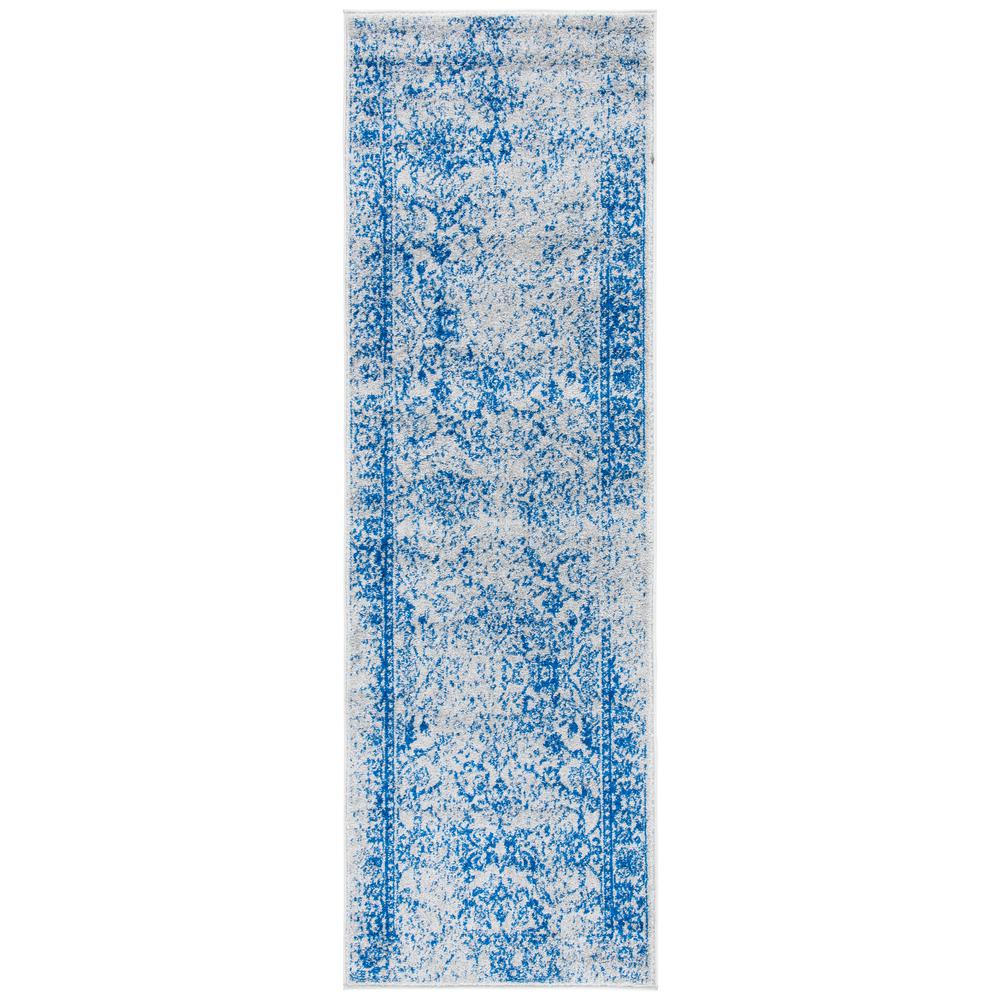 Adirondack, GREY / BLUE, 2'-6" X 8', Area Rug. Picture 1