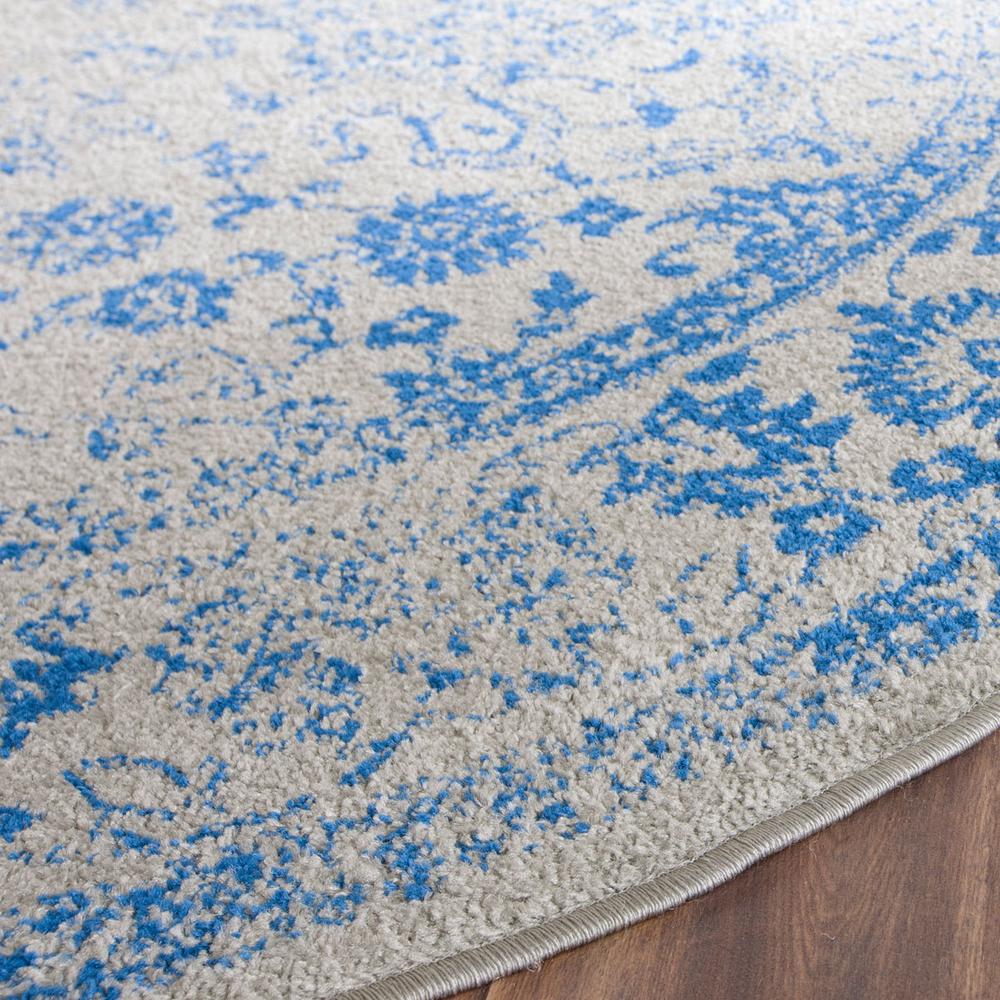 Adirondack, GREY / BLUE, 10' X 10' Round, Area Rug. Picture 1