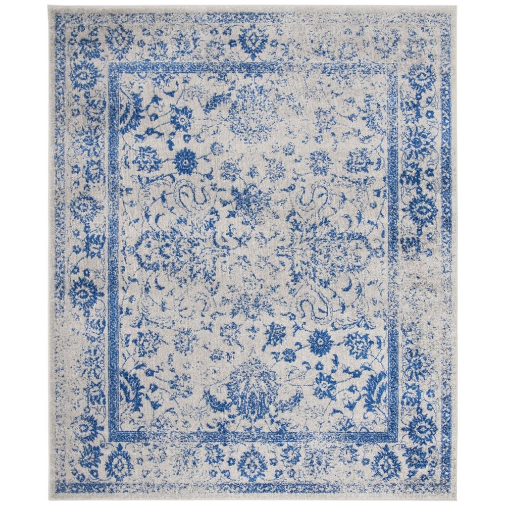 Adirondack, GREY / BLUE, 11' X 15', Area Rug. Picture 1