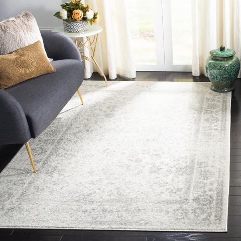 Adirondack, IVORY / SILVER, 4' X 4' Square, Area Rug, ADR109C-4SQ. Picture 3
