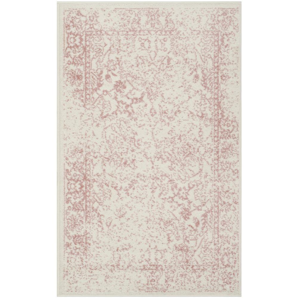 Adirondack, IVORY / ROSE, 2'-6" X 4', Area Rug. Picture 1