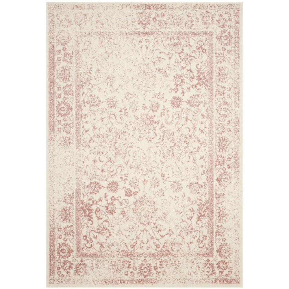 Adirondack, IVORY / ROSE, 5'-1" X 7'-6", Area Rug. Picture 1