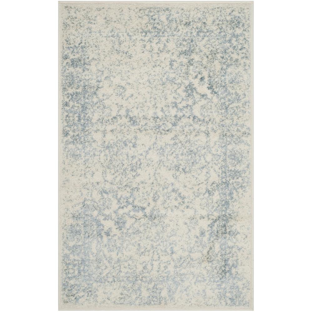 Adirondack, IVORY / SLATE, 2'-6" X 4', Area Rug, ADR109S-24. Picture 1