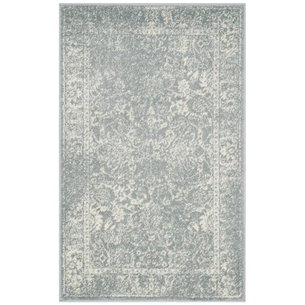 Adirondack, SLATE / IVORY, 3' X 5', Area Rug, ADR109T-3. Picture 1