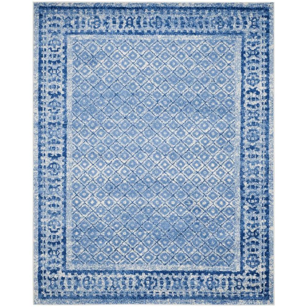 Adirondack, SILVER / BLUE, 11' X 15', Area Rug, ADR110D-1115. Picture 1