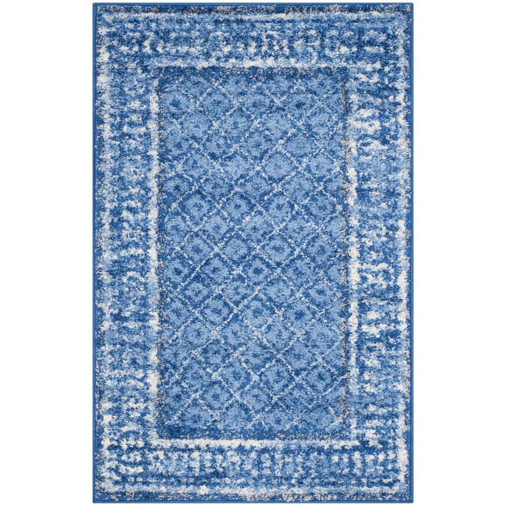 Adirondack, LIGHT BLUE / DARK BLUE, 2'-6" X 4', Area Rug, ADR110F-24. Picture 1