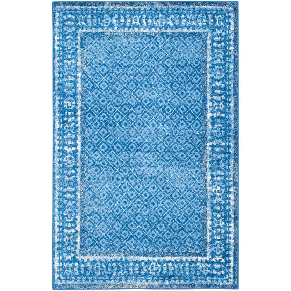 Adirondack, LIGHT BLUE / DARK BLUE, 10' X 14', Area Rug, ADR110F-10. Picture 1