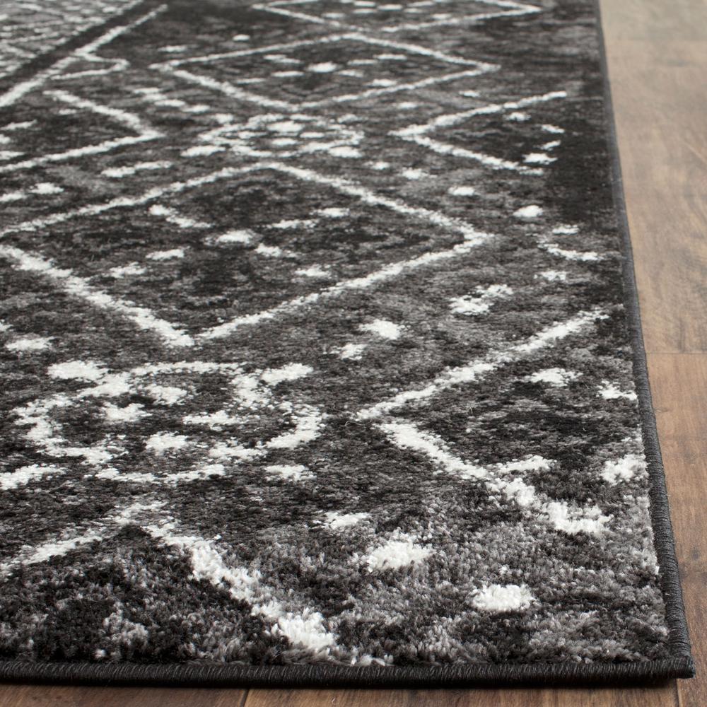 Adirondack, BLACK / SILVER, 9' X 12', Area Rug, ADR111C-9. Picture 1