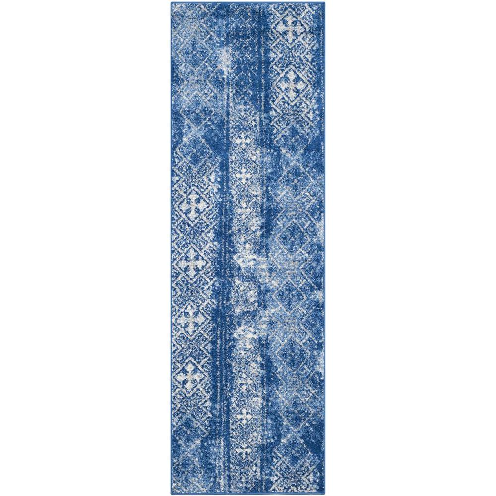 Adirondack, SILVER / BLUE, 2'-6" X 8', Area Rug, ADR111F-28. Picture 1