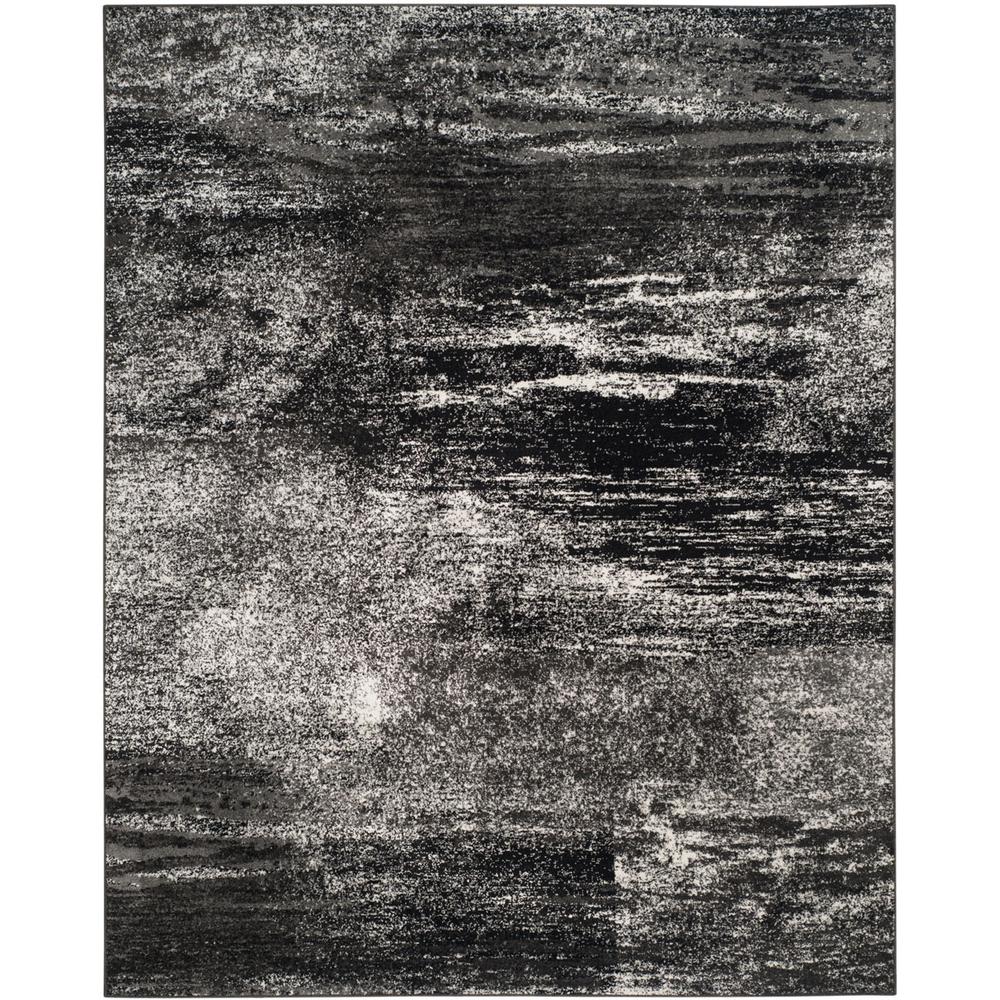 Adirondack, SILVER / BLACK, 8' X 10', Area Rug, ADR112A-8. Picture 1