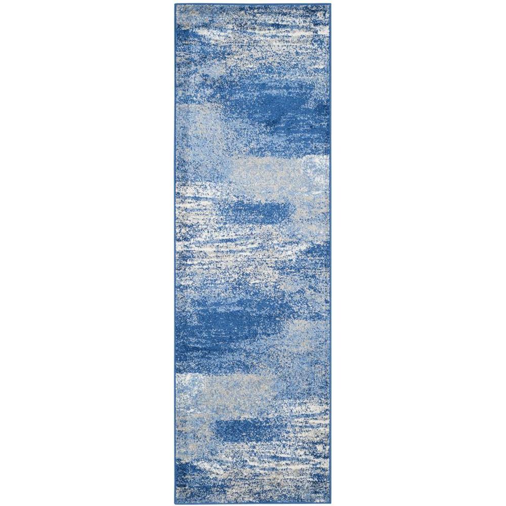 Adirondack, SILVER / BLUE, 2'-6" X 8', Area Rug, ADR112F-28. Picture 1