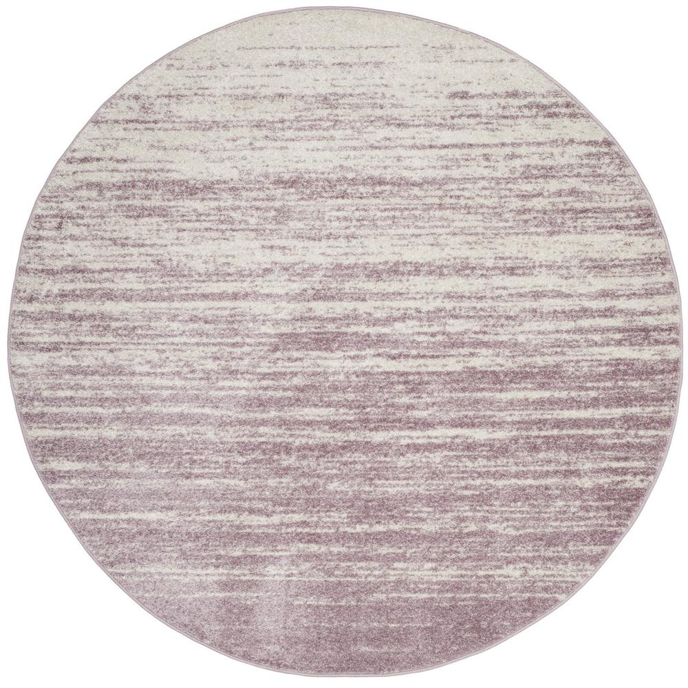 Adirondack, CREAM / PURPLE, 6' X 6' Round, Area Rug, ADR113L-6R. Picture 1