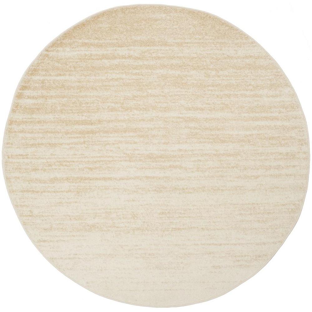 Adirondack, CHAMPAGNE / CREAM, 6' X 6' Round, Area Rug. Picture 1