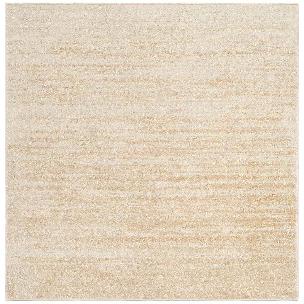 Adirondack, CHAMPAGNE / CREAM, 6' X 6' Square, Area Rug. Picture 1