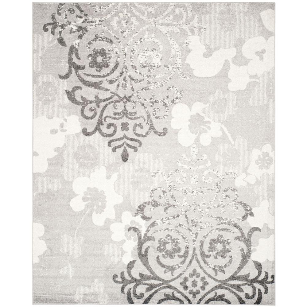 Adirondack, SILVER / IVORY, 8' X 10', Area Rug, ADR114B-8. Picture 1