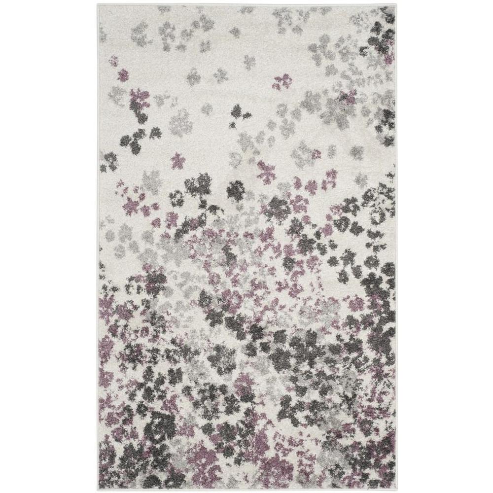 Adirondack, IVORY / PURPLE, 3' X 5', Area Rug, ADR115L-3. Picture 1