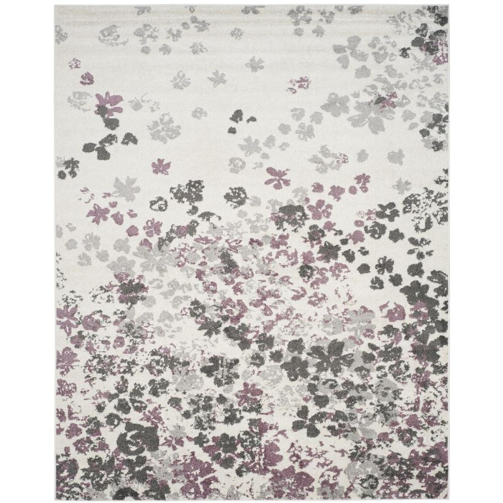 Adirondack, IVORY / PURPLE, 11' X 15', Area Rug. Picture 1