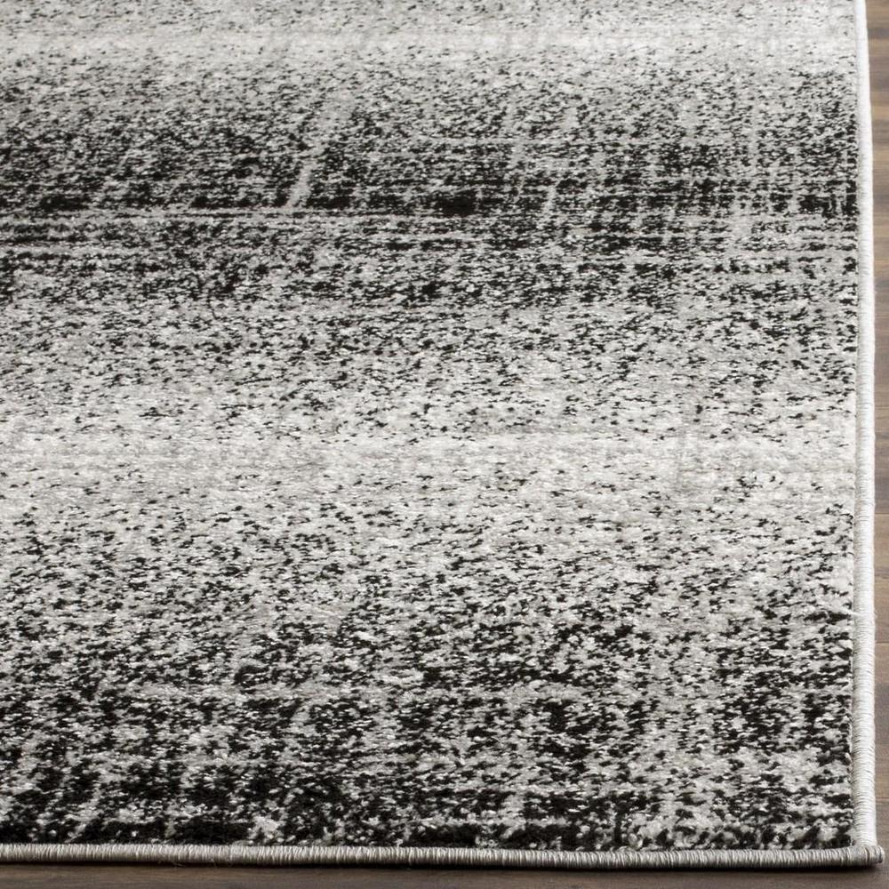 Adirondack, SILVER / BLACK, 4' X 6', Area Rug, ADR116A-4. Picture 1