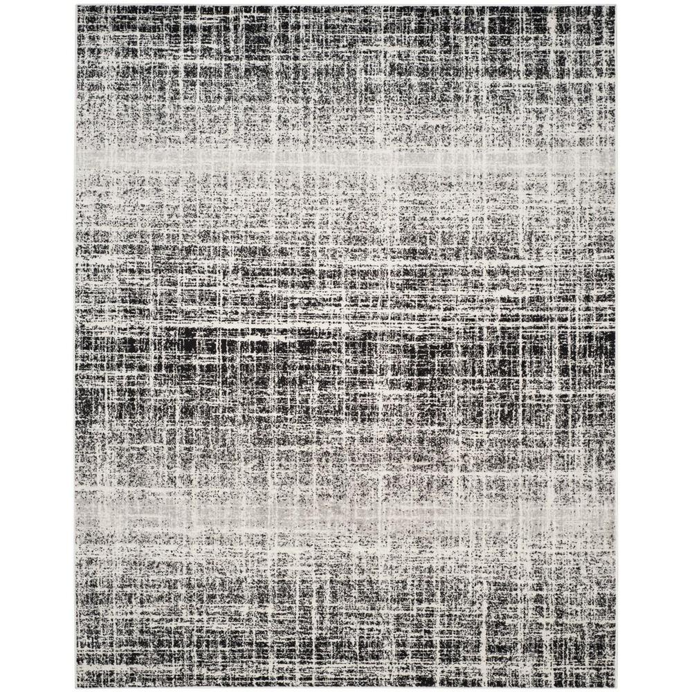 Adirondack, IVORY / BLACK, 8' X 10', Area Rug. Picture 1