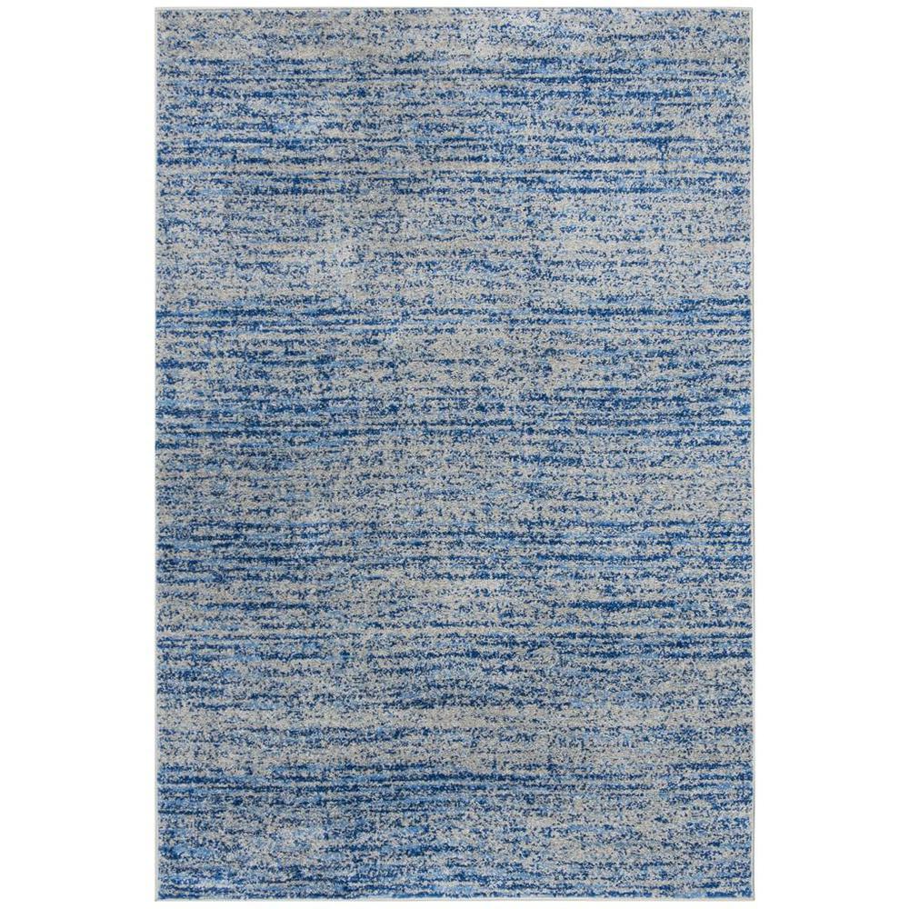 Adirondack, BLUE / SILVER, 5'-1" X 7'-6", Area Rug, ADR117D-5. Picture 1