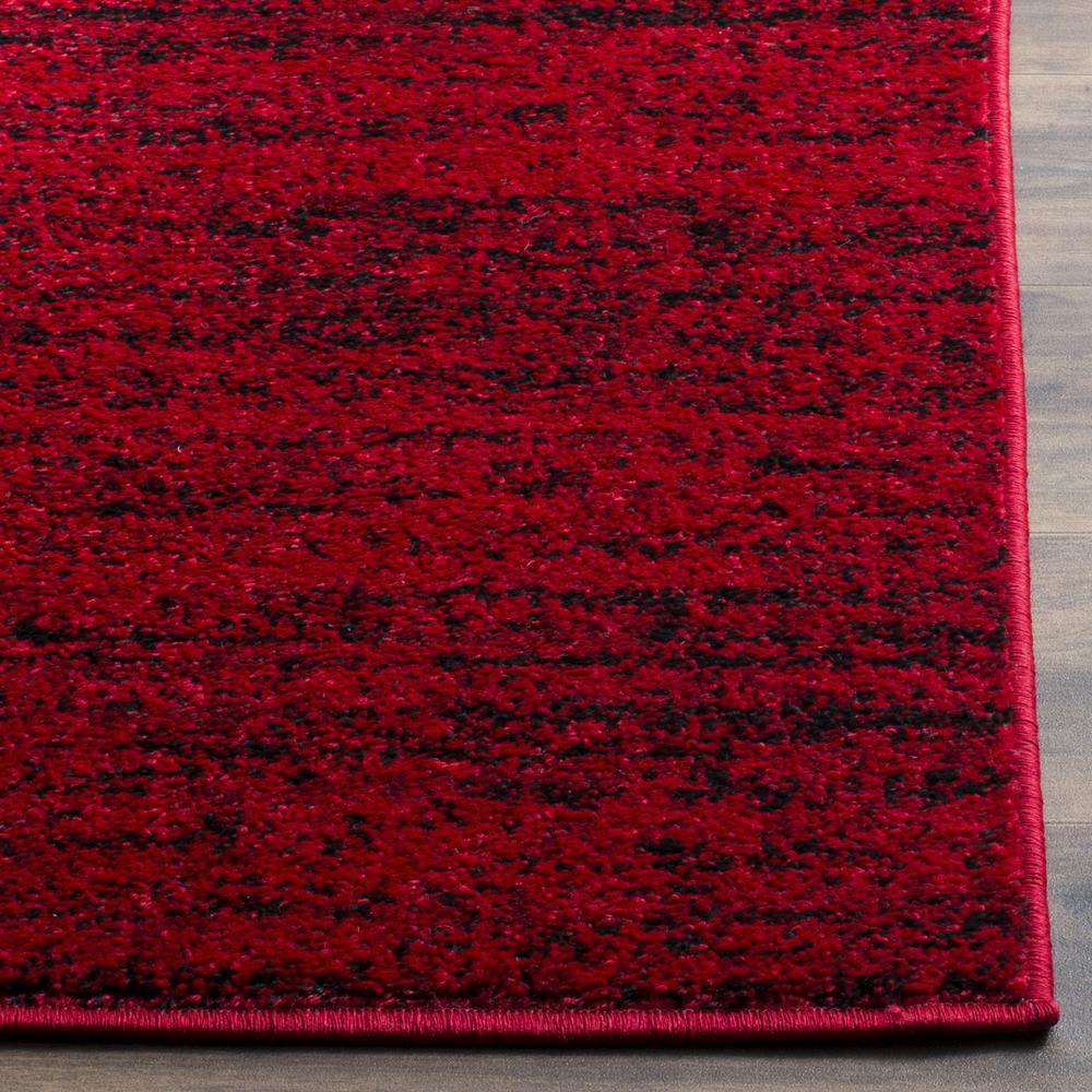 Adirondack, RED / BLACK, 6' X 9', Area Rug, ADR117F-6. Picture 2