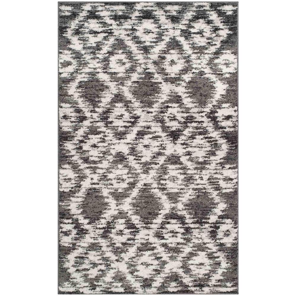 Adirondack, CHARCOAL / IVORY, 3' X 5', Area Rug, ADR118R-3. Picture 1