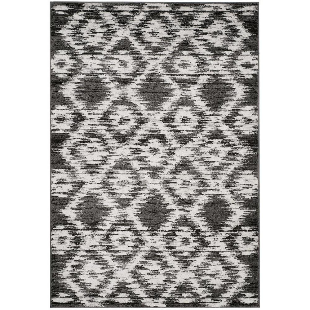 Adirondack, CHARCOAL / IVORY, 5'-1" X 7'-6", Area Rug, ADR118R-5. Picture 1