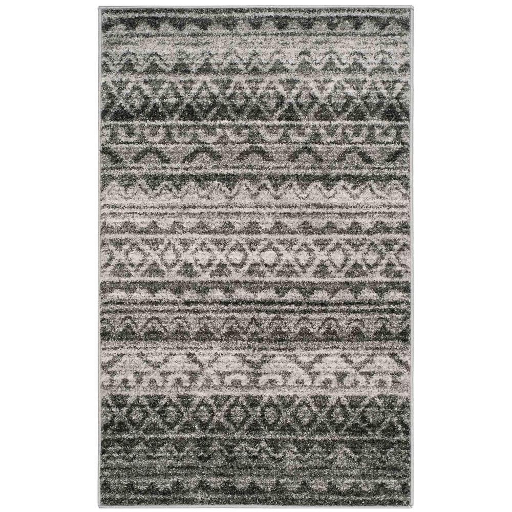 Adirondack, IVORY / CHARCOAL, 3' X 5', Area Rug, ADR119N-3. Picture 1