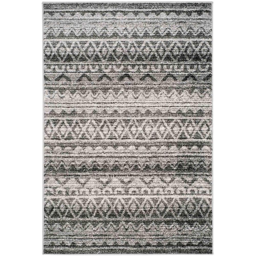 Adirondack, IVORY / CHARCOAL, 4' X 6', Area Rug, ADR119N-4. Picture 1