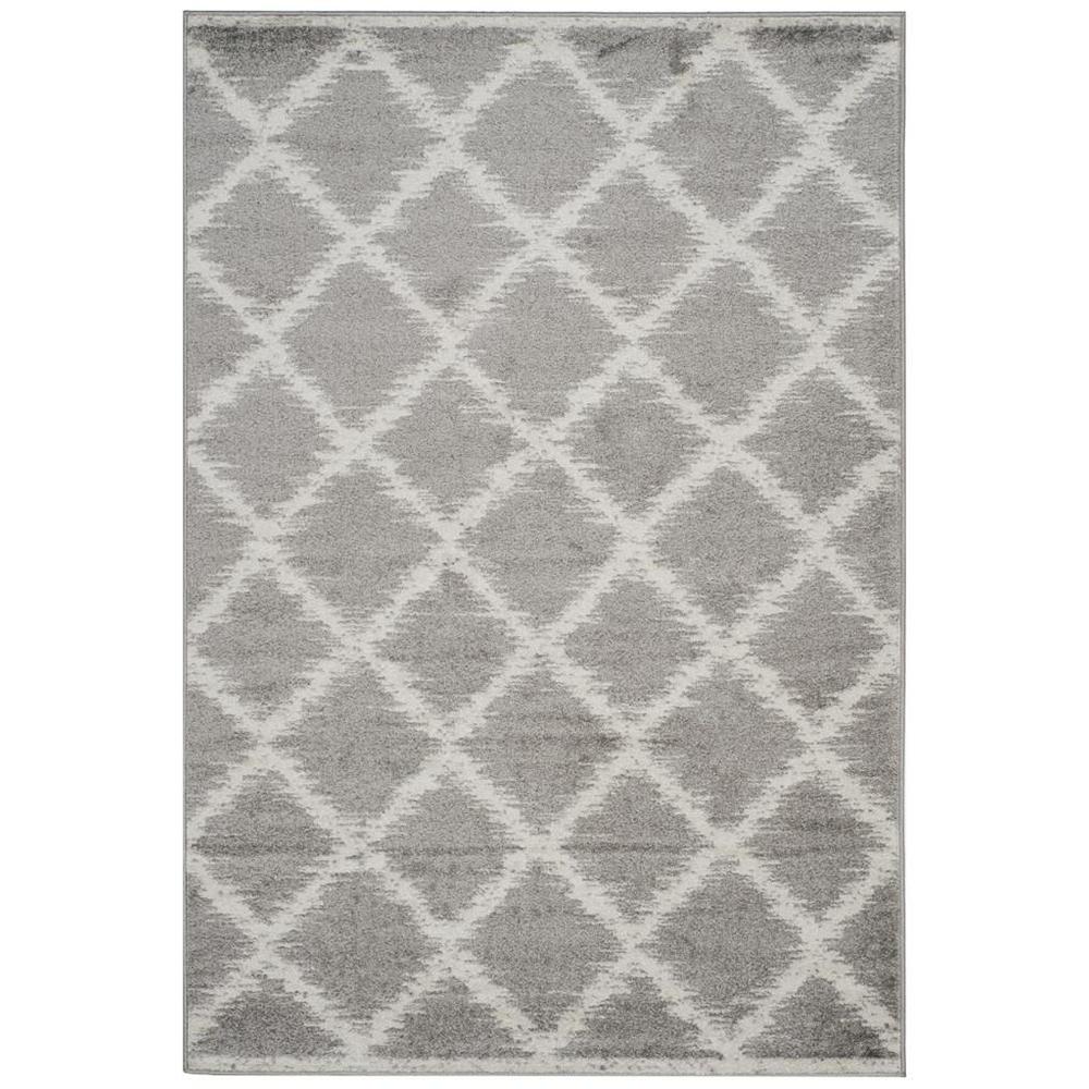 Adirondack, SILVER / IVORY, 5'-1" X 7'-6", Area Rug, ADR120B-5. Picture 1