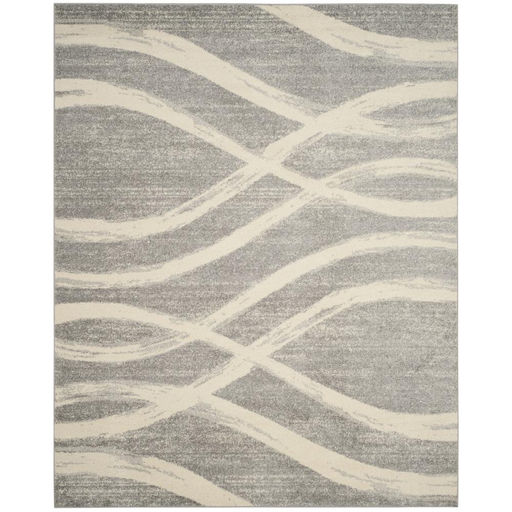Adirondack, GREY / CREAM, 8' X 10', Area Rug. Picture 1