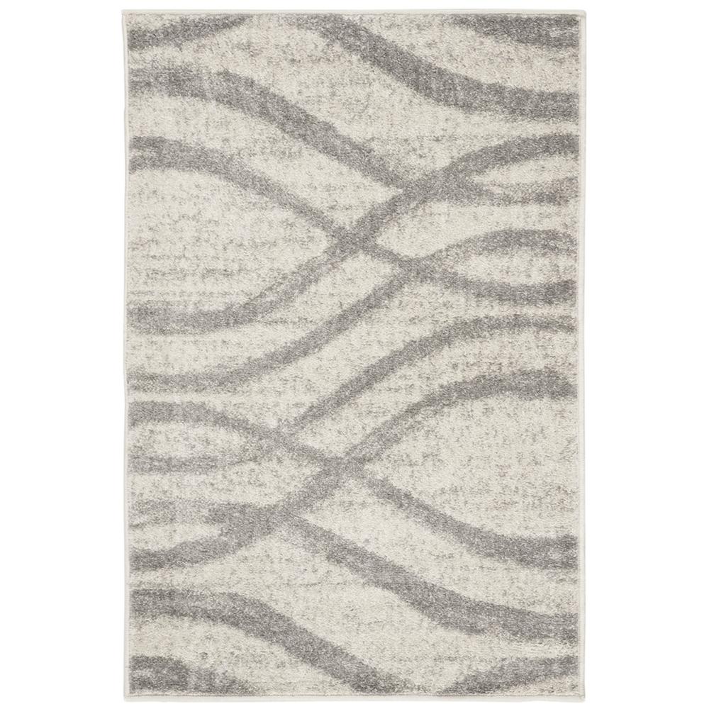 Adirondack, CREAM / GREY, 2'-6" X 4', Area Rug. Picture 1