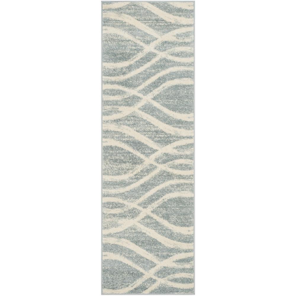 Adirondack, CREAM / SLATE, 2'-6" X 8', Area Rug. Picture 1