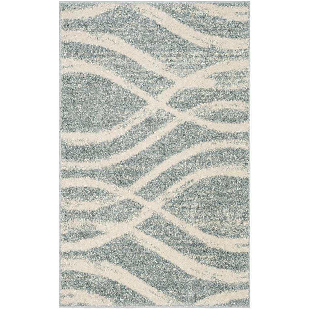 Adirondack, CREAM / SLATE, 3' X 5', Area Rug. Picture 1