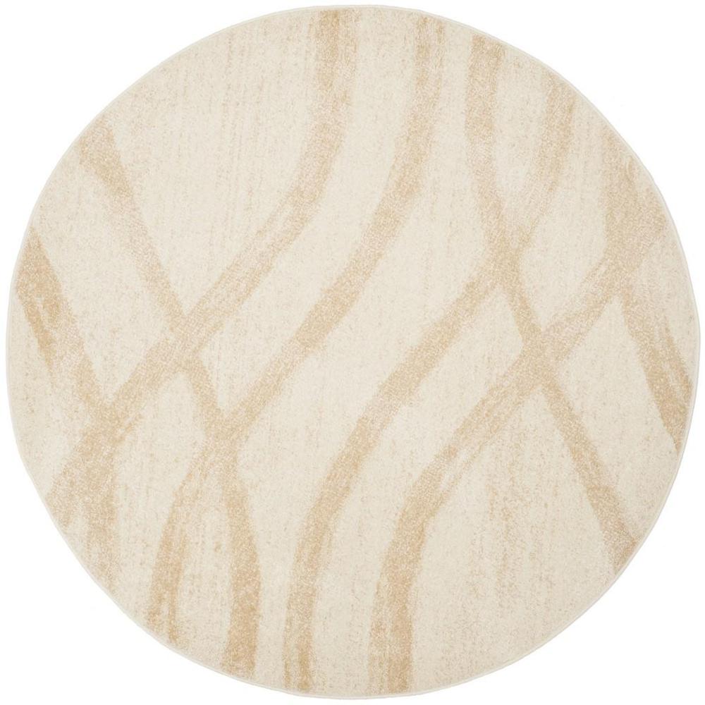 Adirondack, CREAM / CHAMPAGNE, 4' X 4' Round, Area Rug. Picture 1